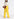 Yellow wide-leg pants Faume - seconde main