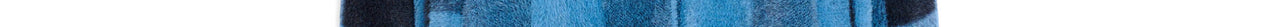 Gebreide jas met zwart en blauw ruitjesmotief Faume - seconde main