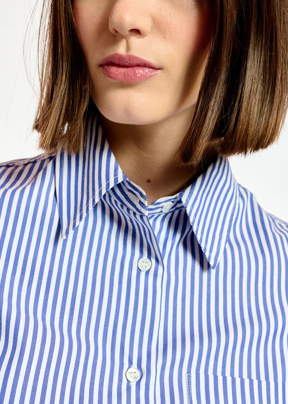 Blue and white striped shirt RE—SSENTIEL | Essentiel second hand