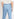 Light blue cotton-blend straight-leg pants Faume - seconde main