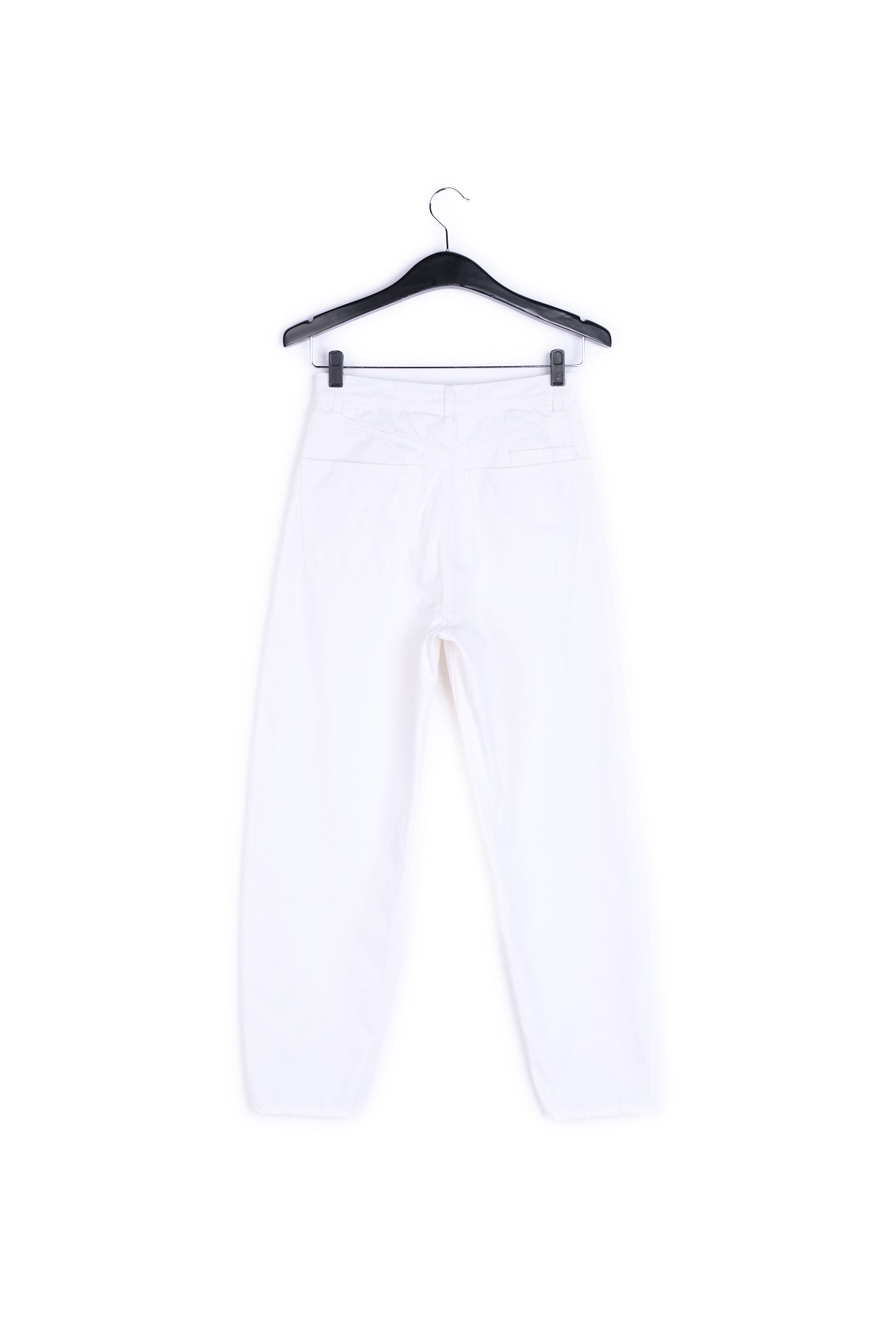 Off-white high-waisted loose-fit jeans RE—SSENTIEL | Essentiel second hand