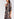Dark blue midi-length floral print dress Faume - seconde main