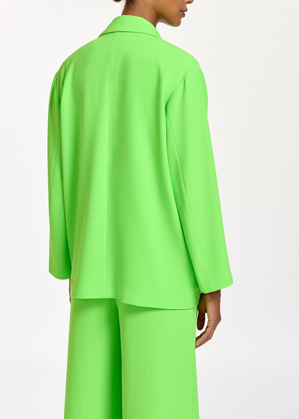 Blazer croisé vert fluo RE—SSENTIEL | Essentiel second hand
