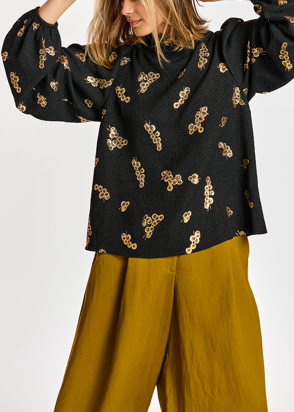 Adries ruffle collar top RE—SSENTIEL | Essentiel second hand