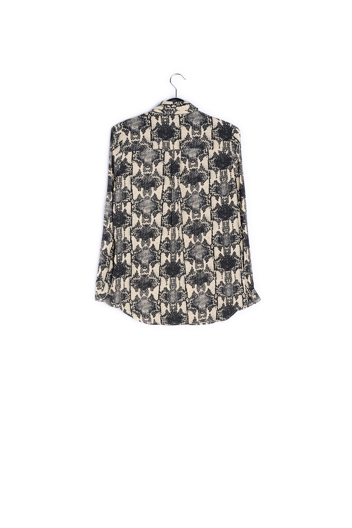 Off-white shirt with snake print RE—SSENTIEL | Essentiel second hand