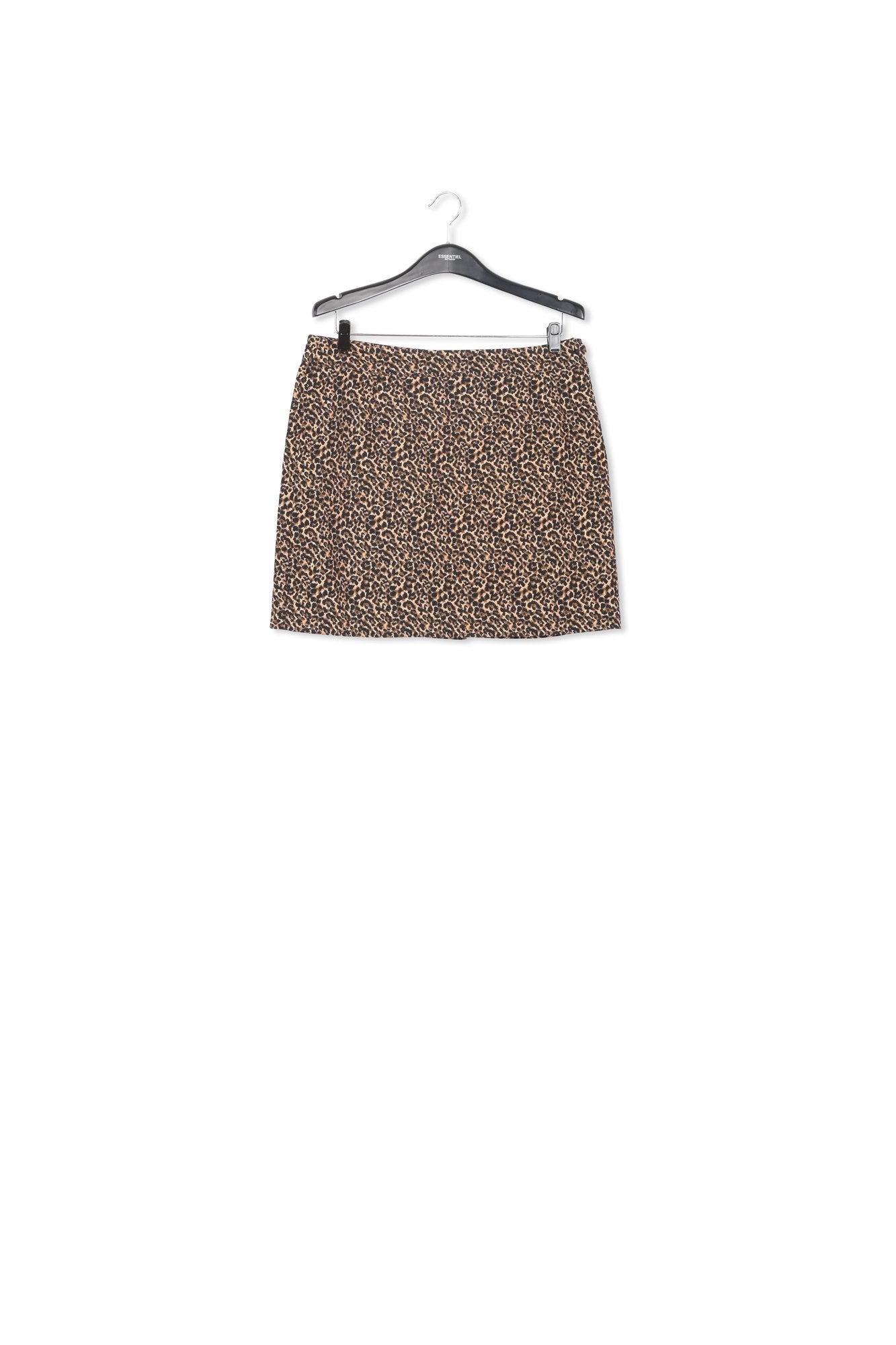 Jacquard mini skirt with leopard motif RE—SSENTIEL | Essentiel second hand