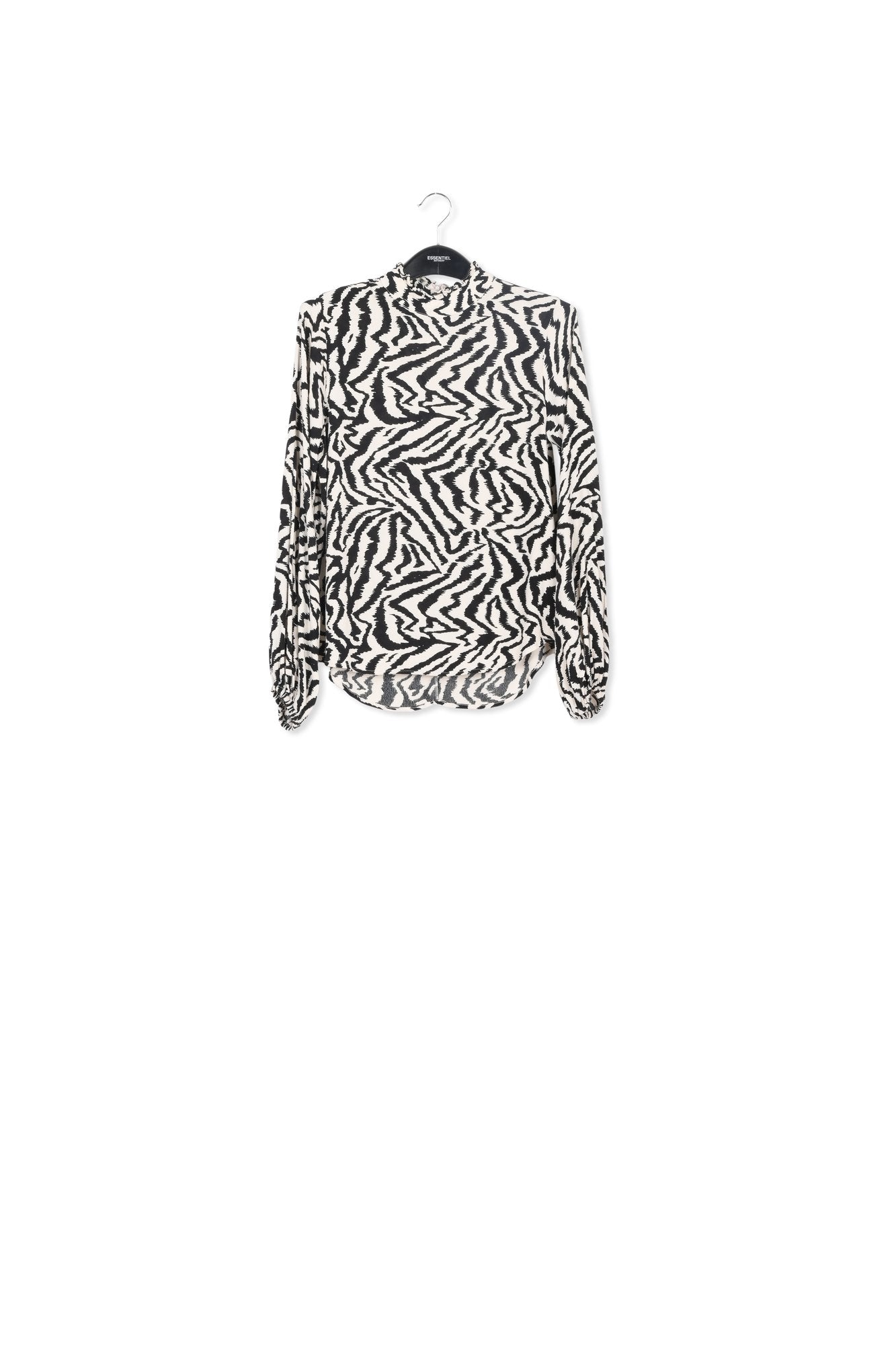 Top à  imprimé zèbre noir et blanc RE—SSENTIEL | Essentiel second hand