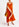 Maxi robe orange à teinture tie-dye Faume - seconde main