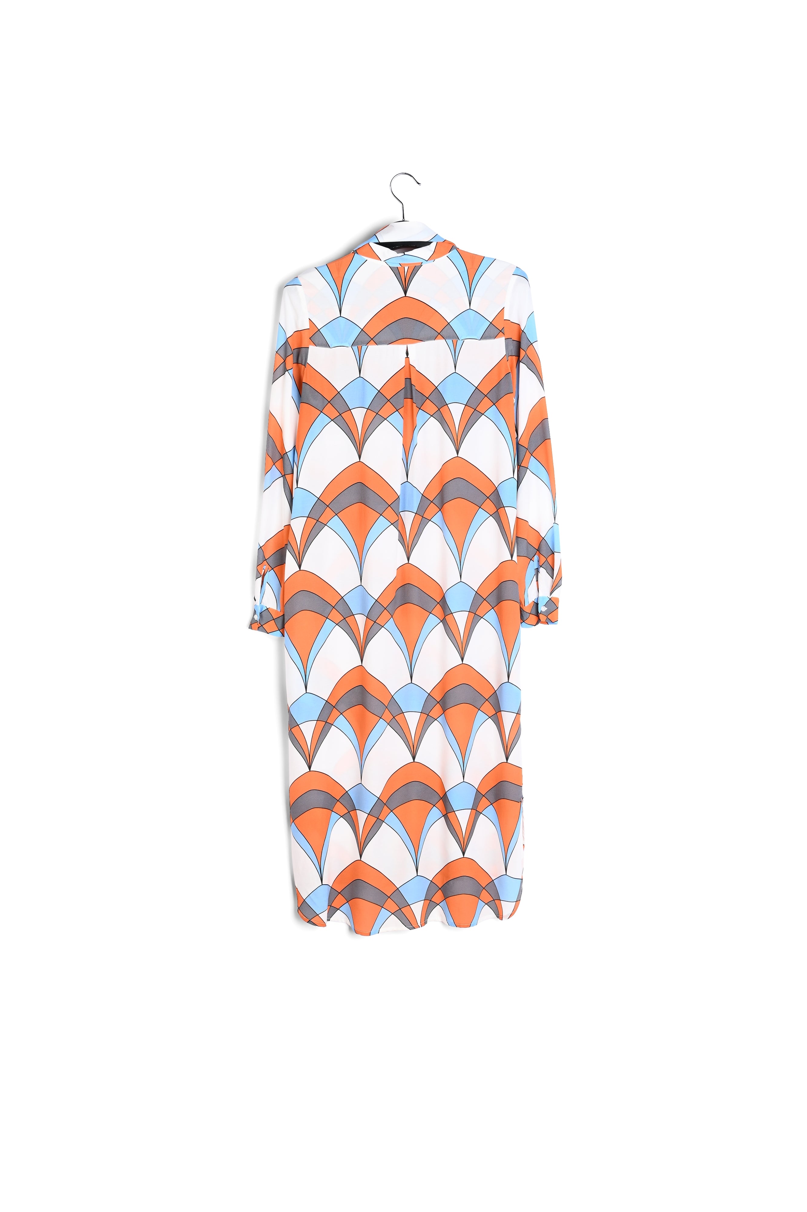 Off-white graphic print shirt dress RE—SSENTIEL | Essentiel second hand