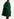 Dark green cotton oversized knee-length shirt dress Faume - seconde main