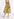 Beige midirok met bloemenprint Faume - seconde main