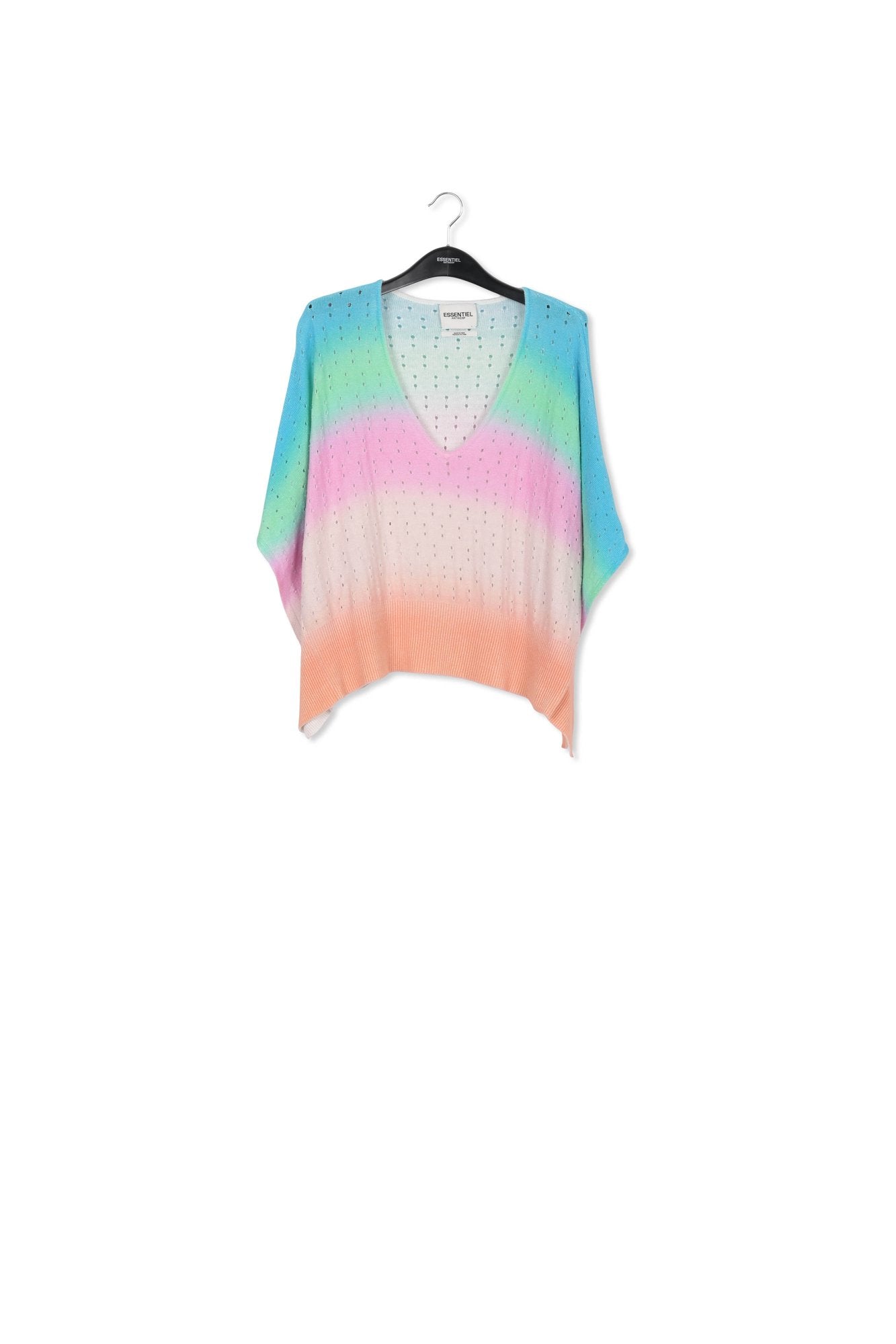 Multicolor knit sweater with gradient effect RE—SSENTIEL | Essentiel second hand