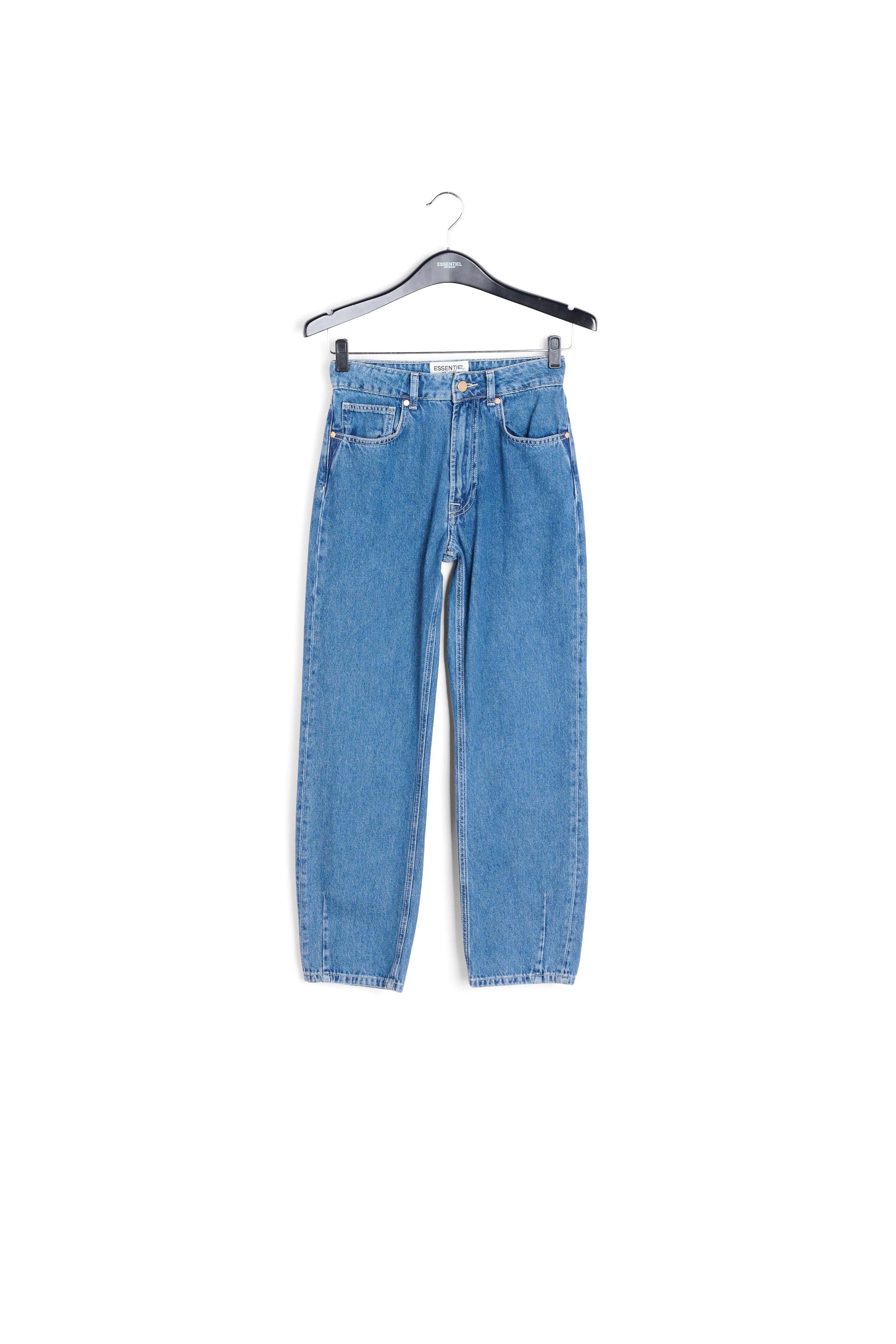 Jean bleu raccourci à taille haute RE—SSENTIEL | Essentiel second hand