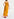 Robe midi ocre en V Faume - seconde main