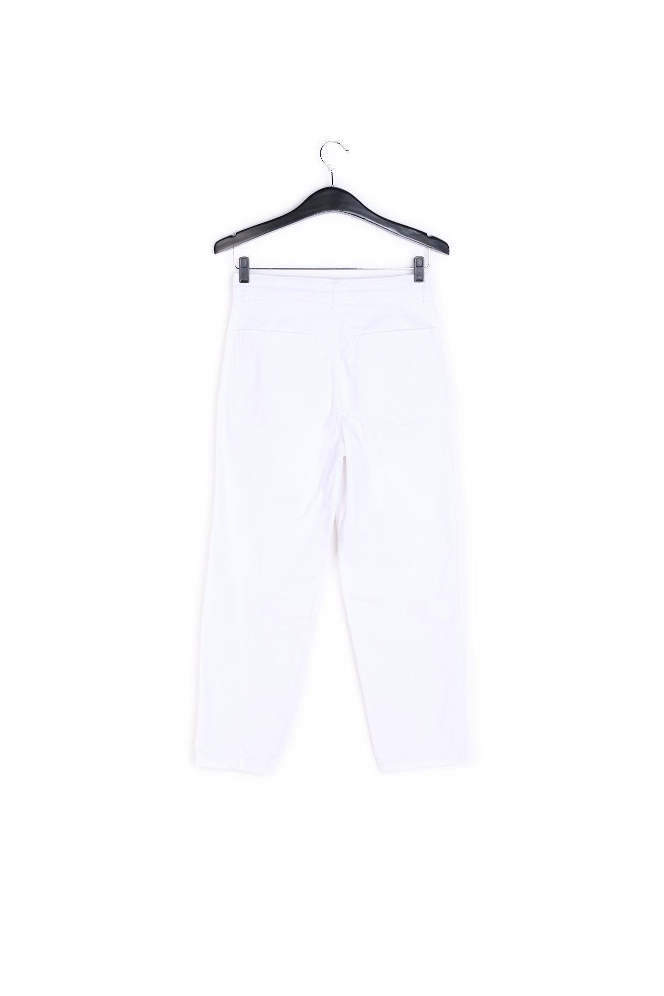 White cropped straight-leg jeans RE—SSENTIEL | Essentiel second hand