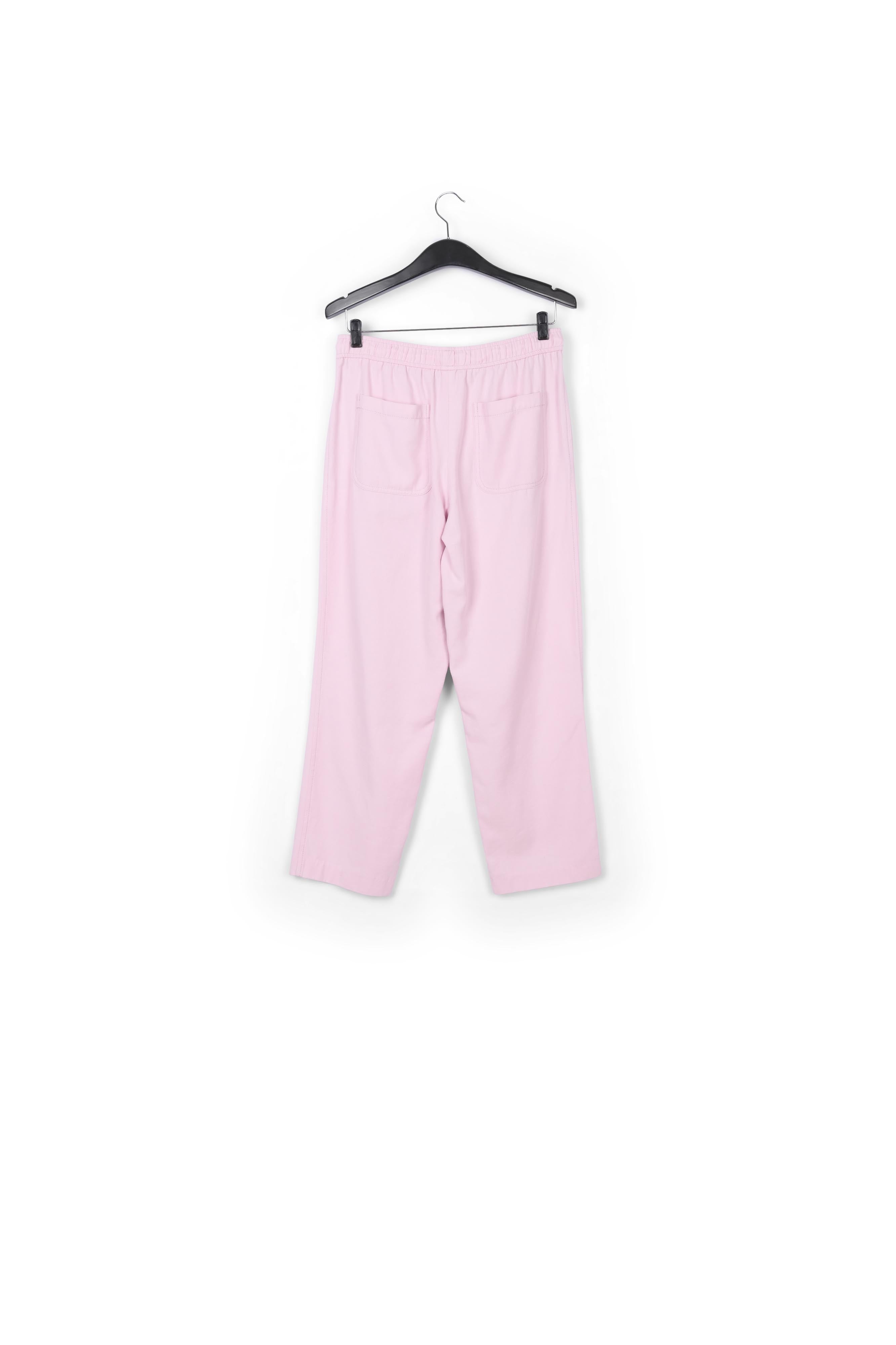Pantalon fuselé en coton lilas RE—SSENTIEL | Essentiel second hand