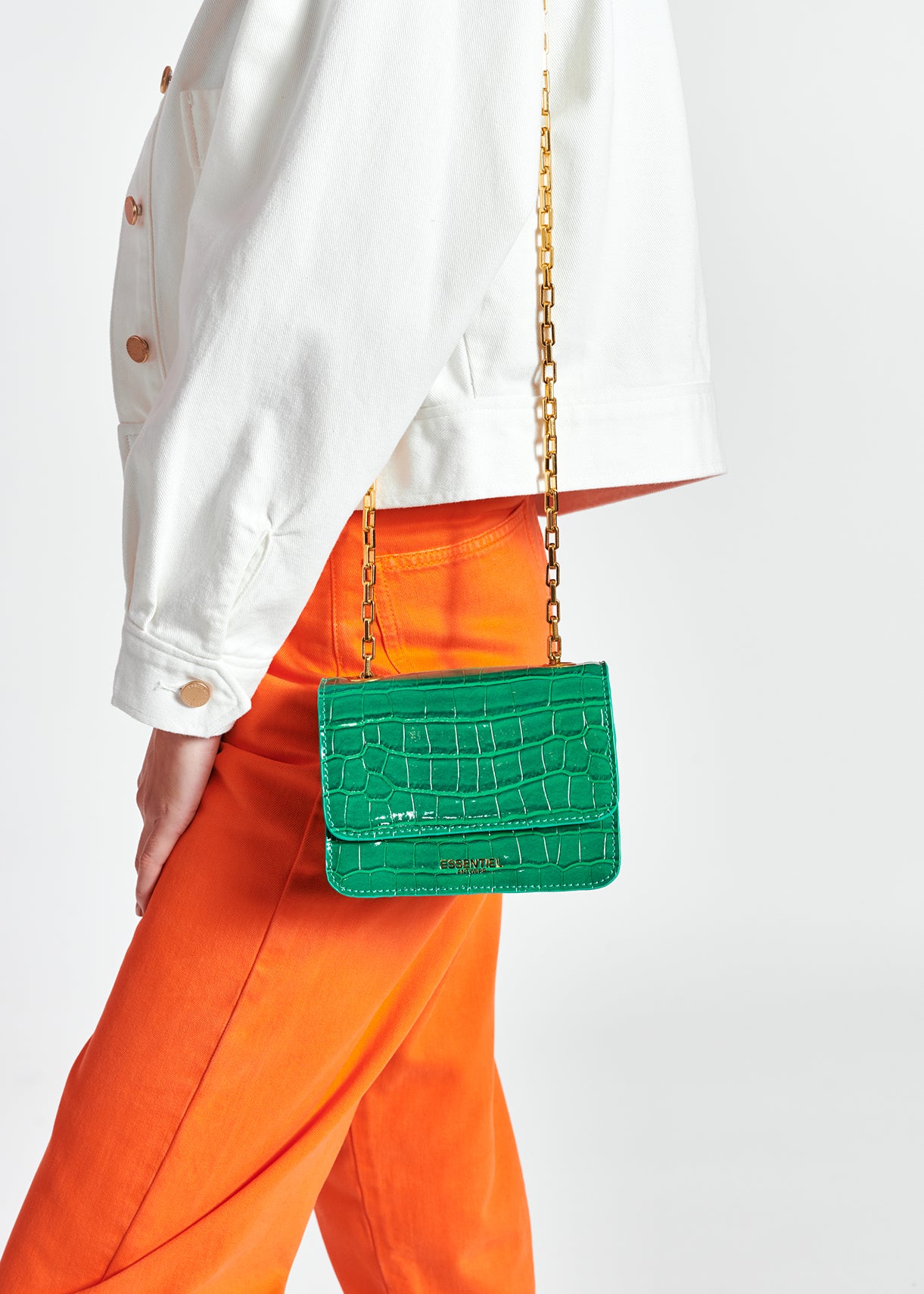 Veste en jean blanche RE—SSENTIEL | Essentiel second hand