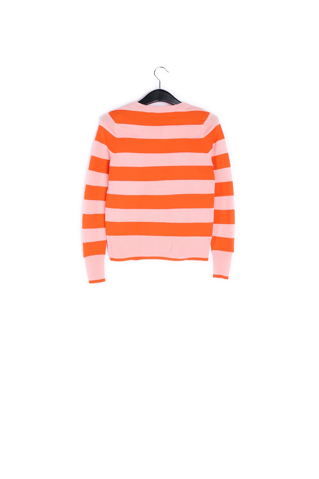 Light pink and orange striped sweater RE—SSENTIEL | Essentiel second hand