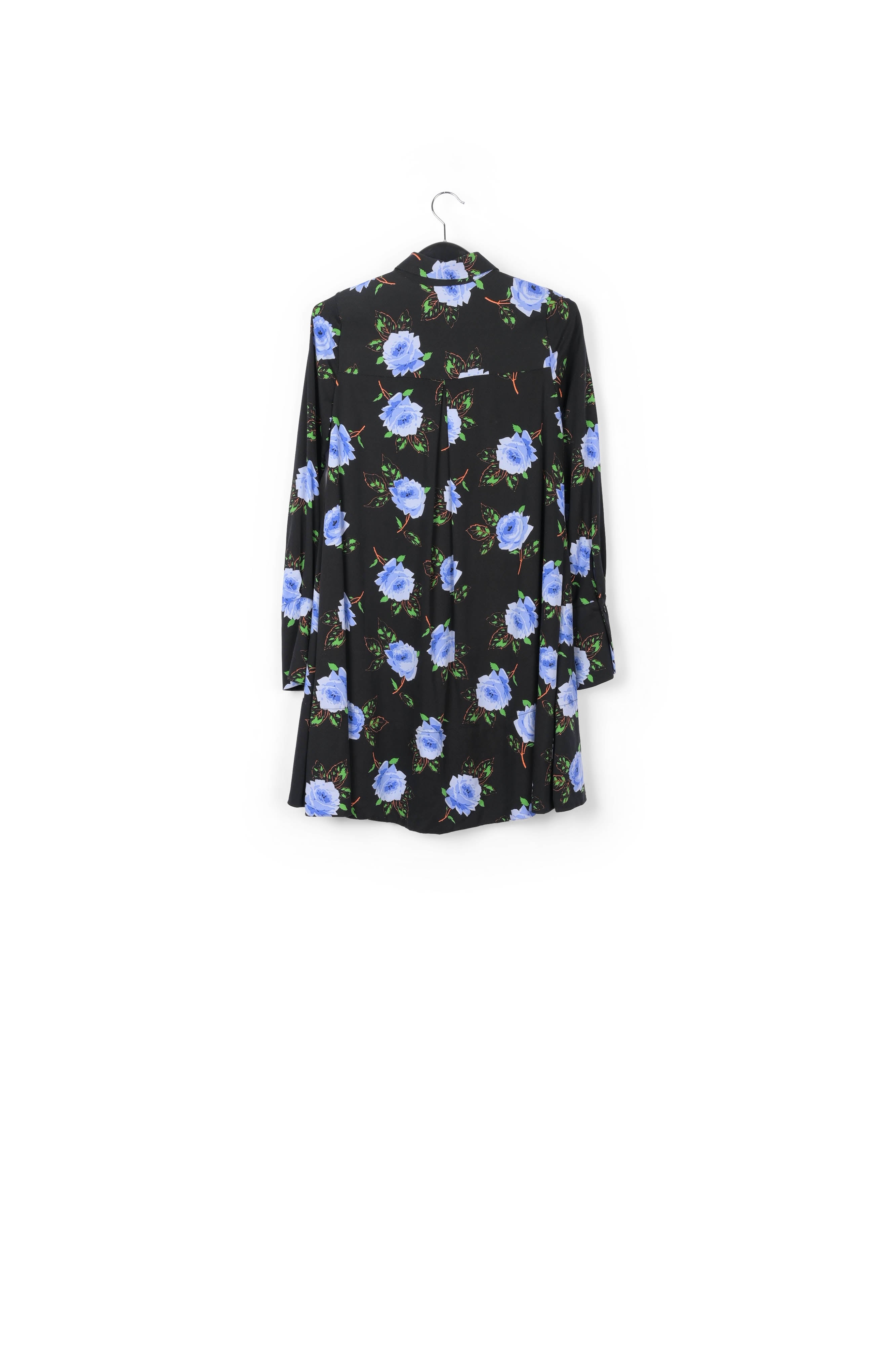 A-line dress with dark floral print RE—SSENTIEL | Essentiel second hand