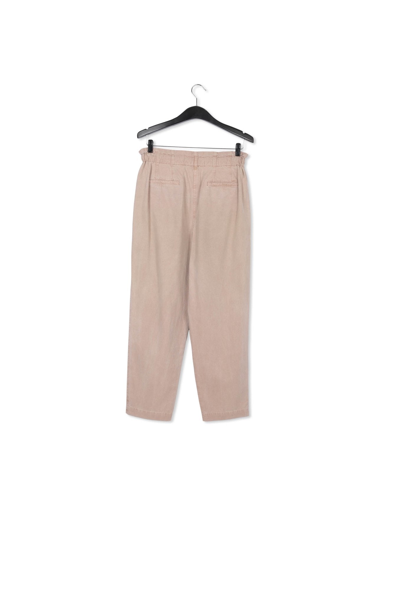 Beige cotton tapered pants RE—SSENTIEL | Essentiel second hand