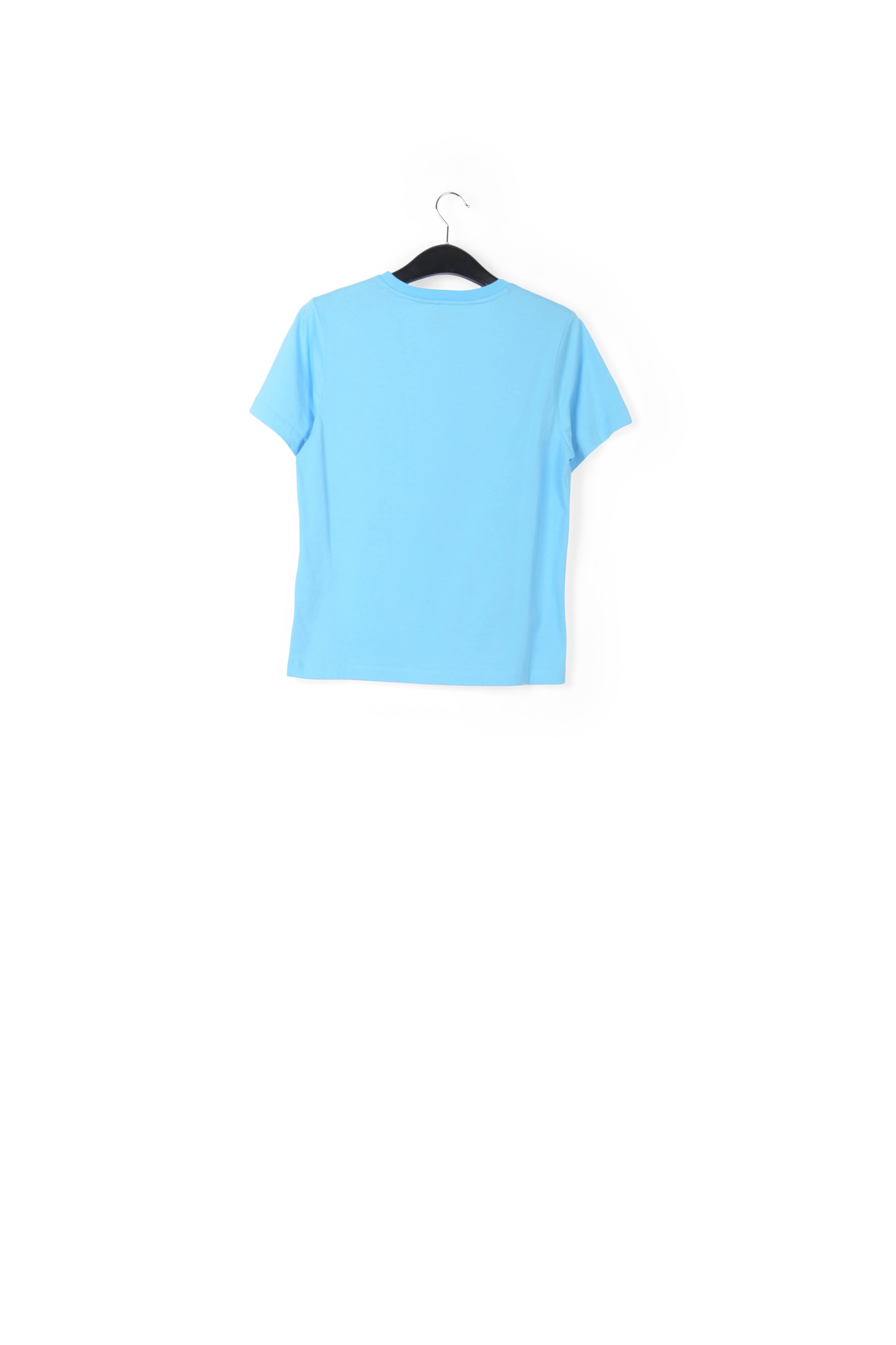 Blue cotton-jersey 'Woman Reading' T-shirt - collaboration with KMSKA RE—SSENTIEL | Essentiel second hand