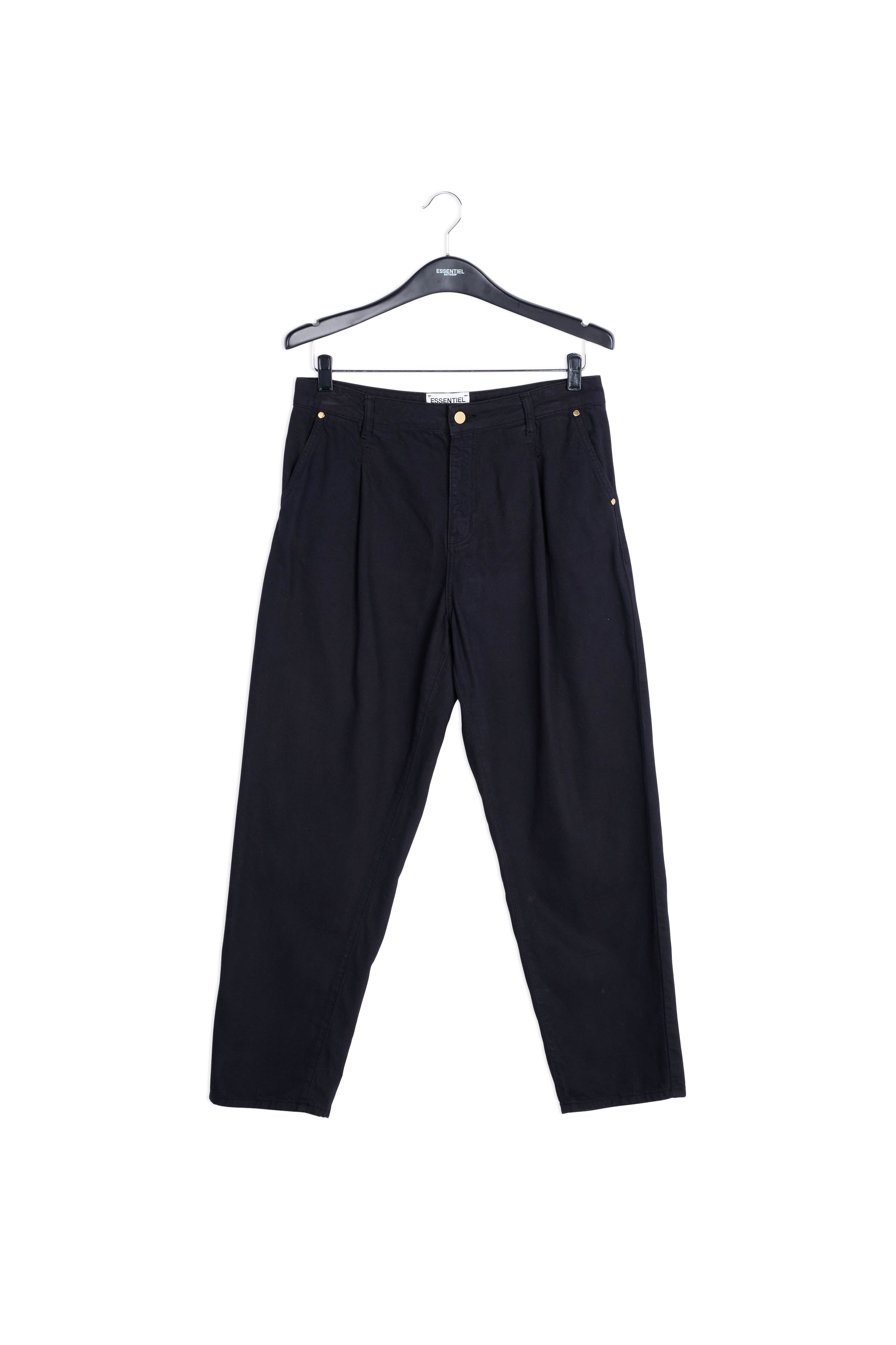 Black high-rise jeans RE—SSENTIEL | Essentiel second hand