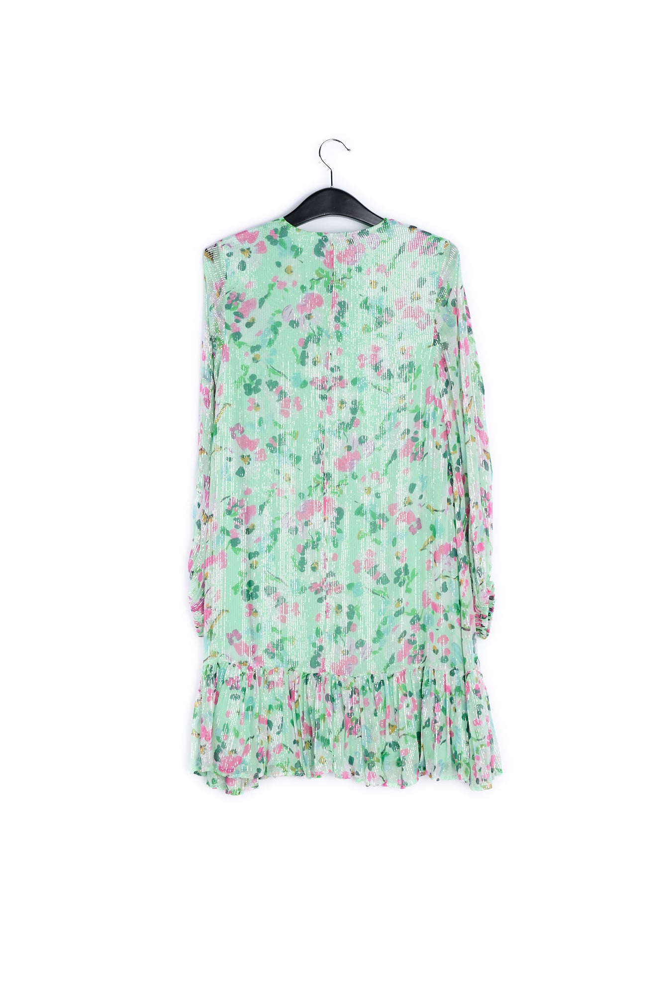 Mint green floral-print a-line dress RE—SSENTIEL | Essentiel second hand