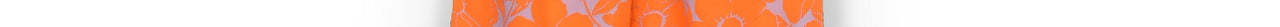 Lilac and orange cotton wide-leg pants with floral print Faume - seconde main