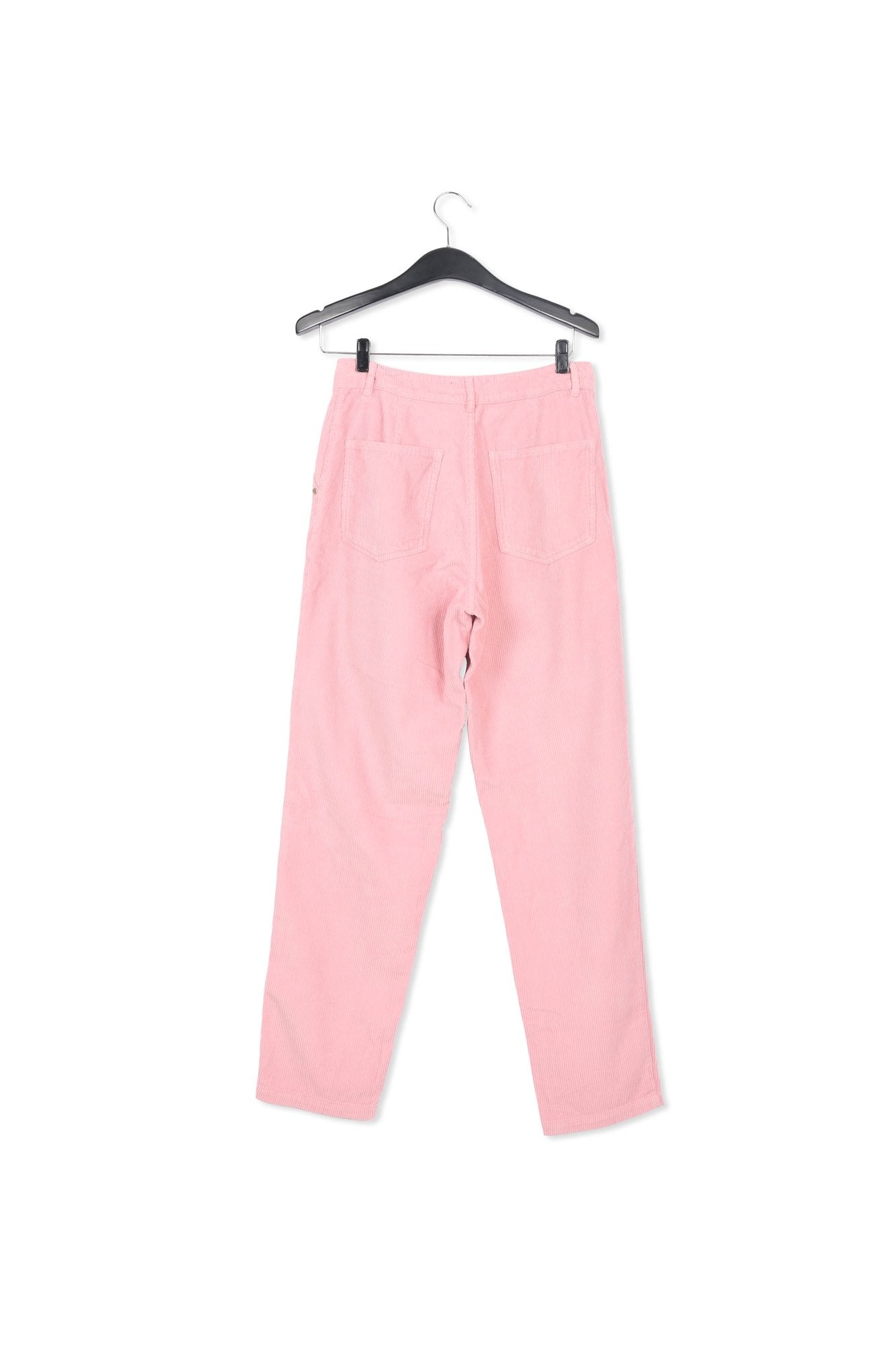 Pink cotton-corduroy pants RE—SSENTIEL | Essentiel second hand