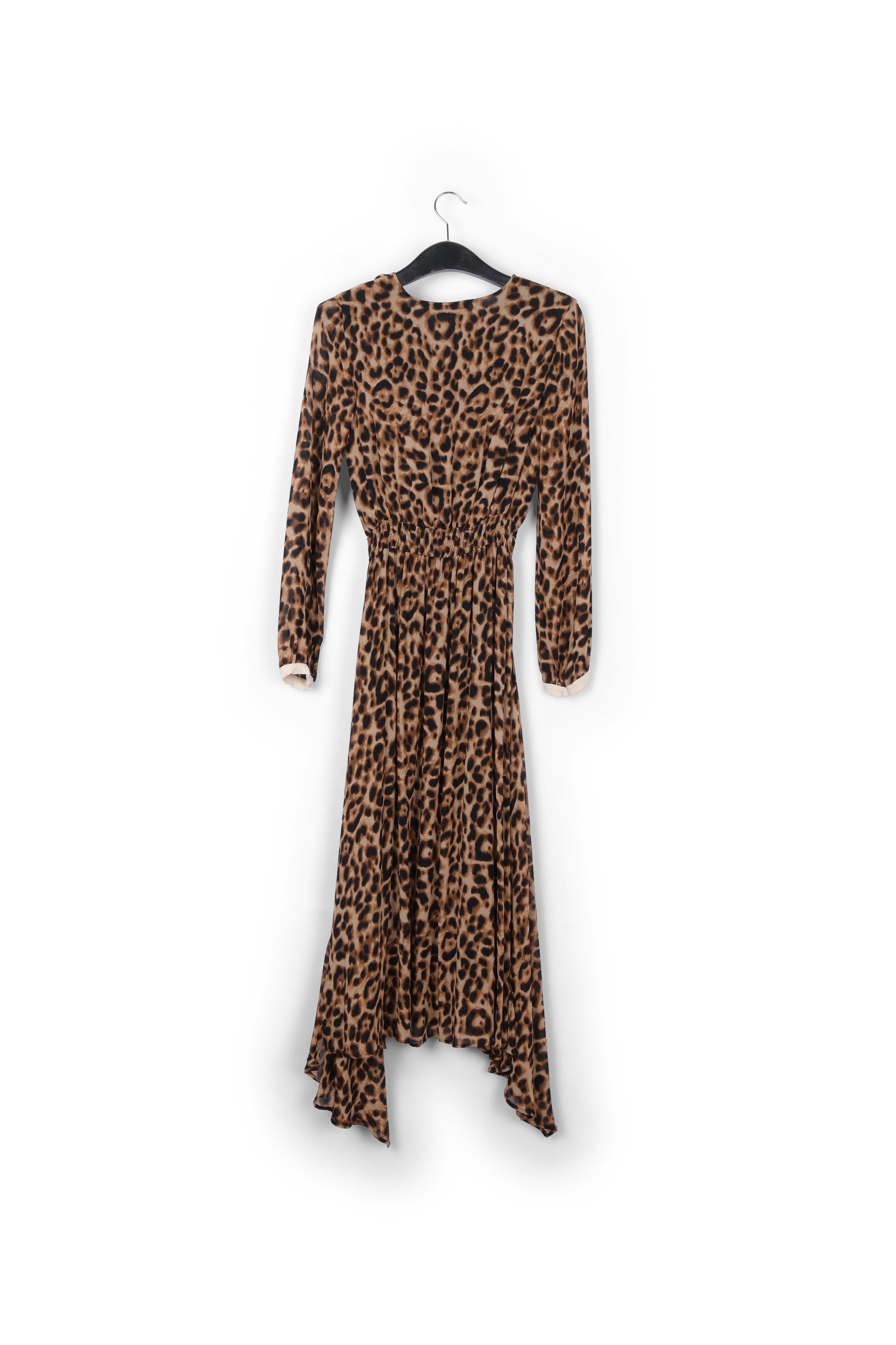 Robe mi-longue à imprimé léopard RE—SSENTIEL | Essentiel second hand