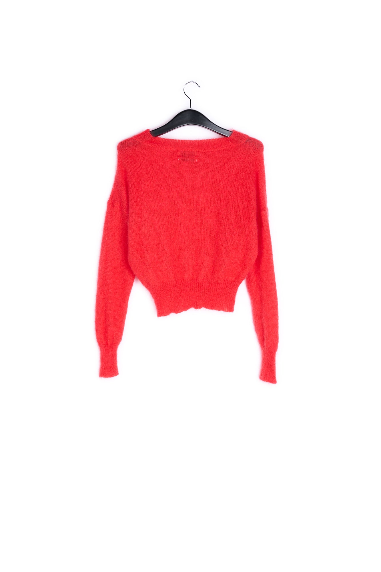 Red mohair blend knit RE—SSENTIEL | Essentiel second hand