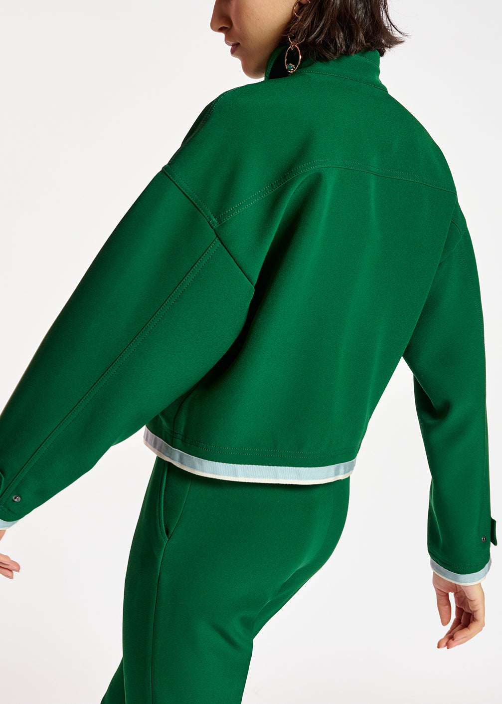 Dark green utility-inspired jacket RE—SSENTIEL | Essentiel second hand