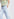 Light blue plaid wide leg trousers Faume - seconde main