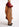 Pantalon à carreaux marron aux jambes larges Faume - seconde main