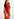 Orange boxy tie-dye print top Faume - seconde main