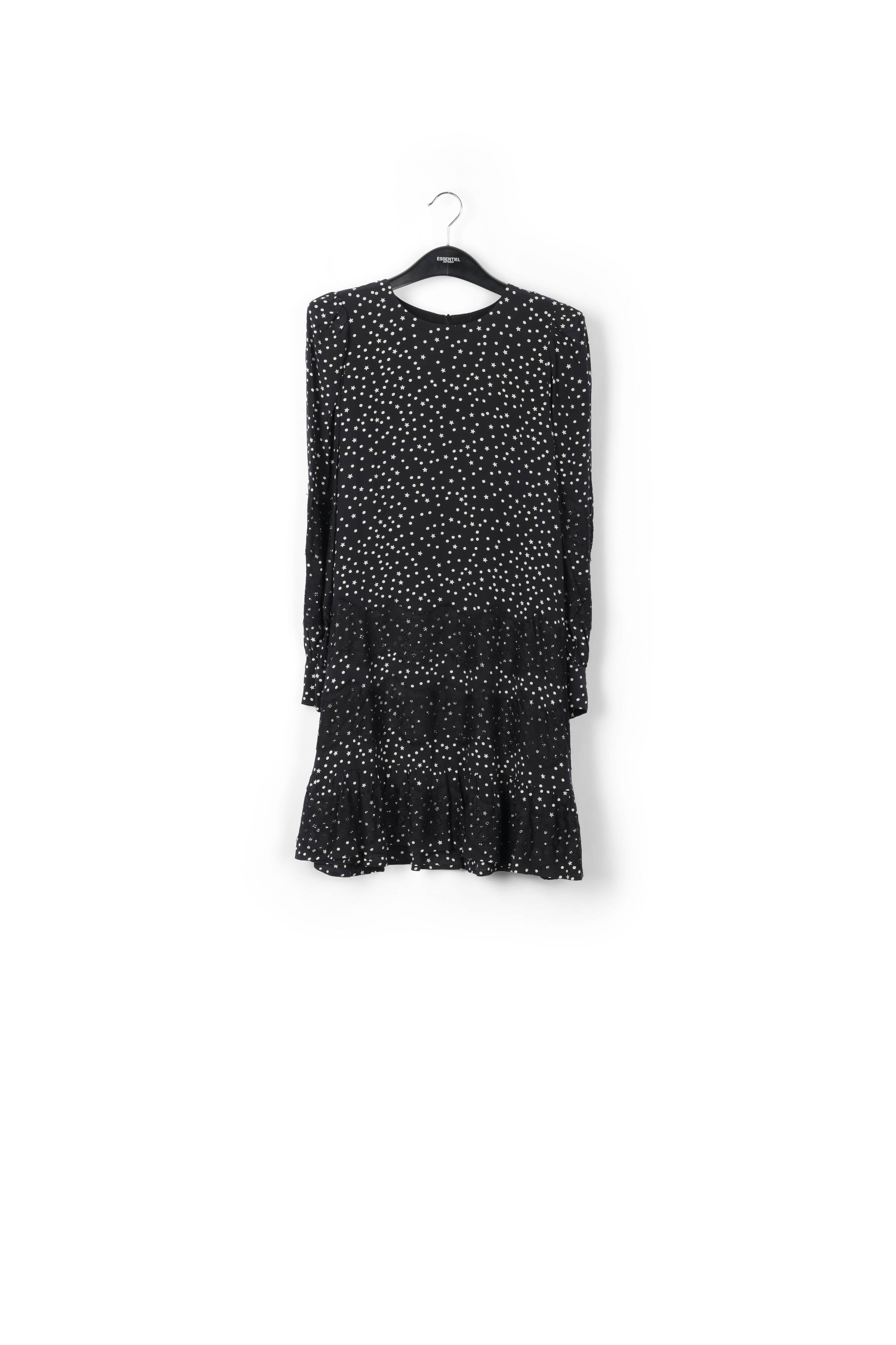 Mini robe noire à dentelle RE—SSENTIEL | Essentiel second hand