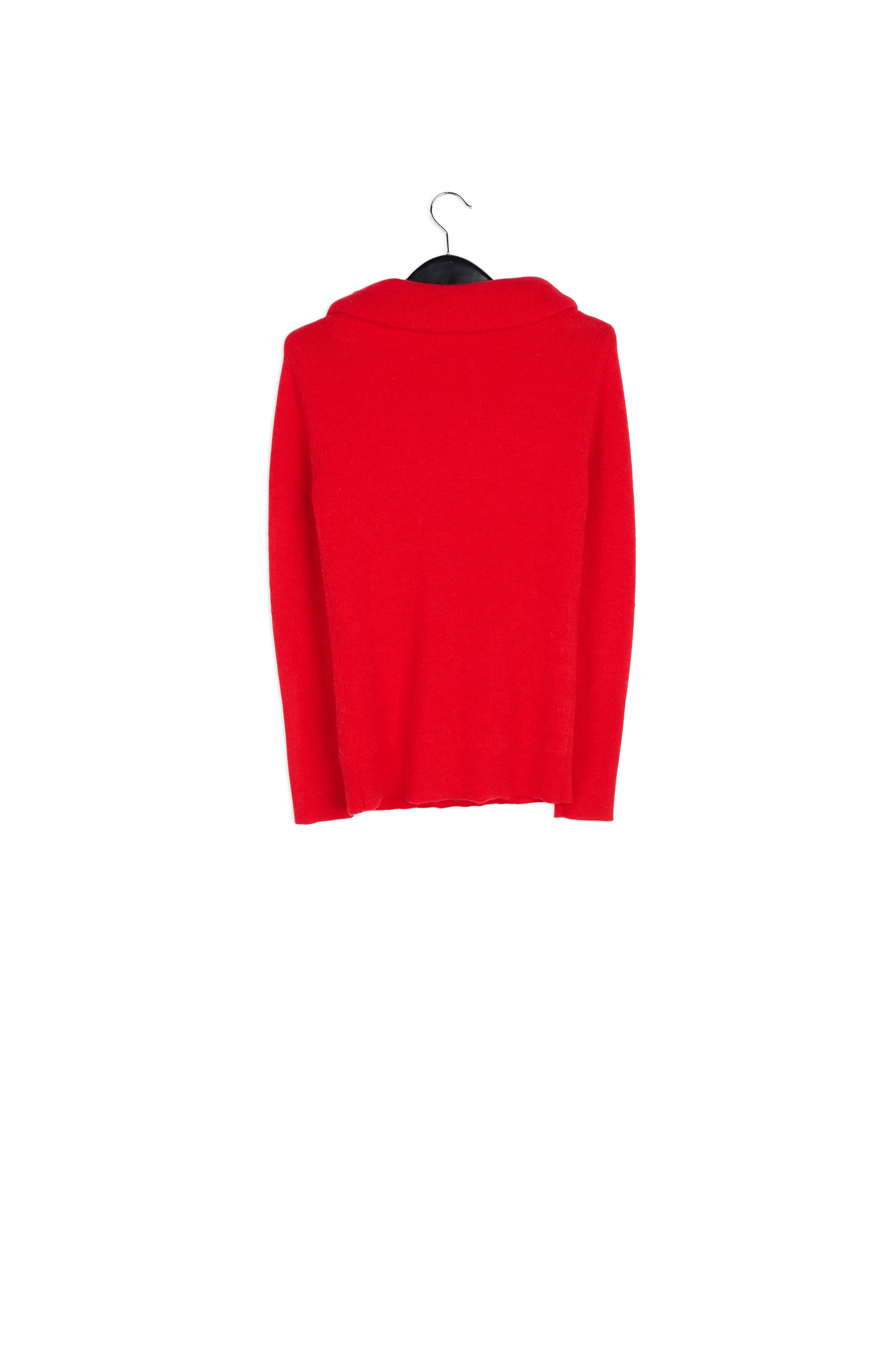 Red off-the-shoulder knit sweater RE—SSENTIEL | Essentiel second hand