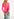 Neon pink rib-knitted sweater Faume - seconde main