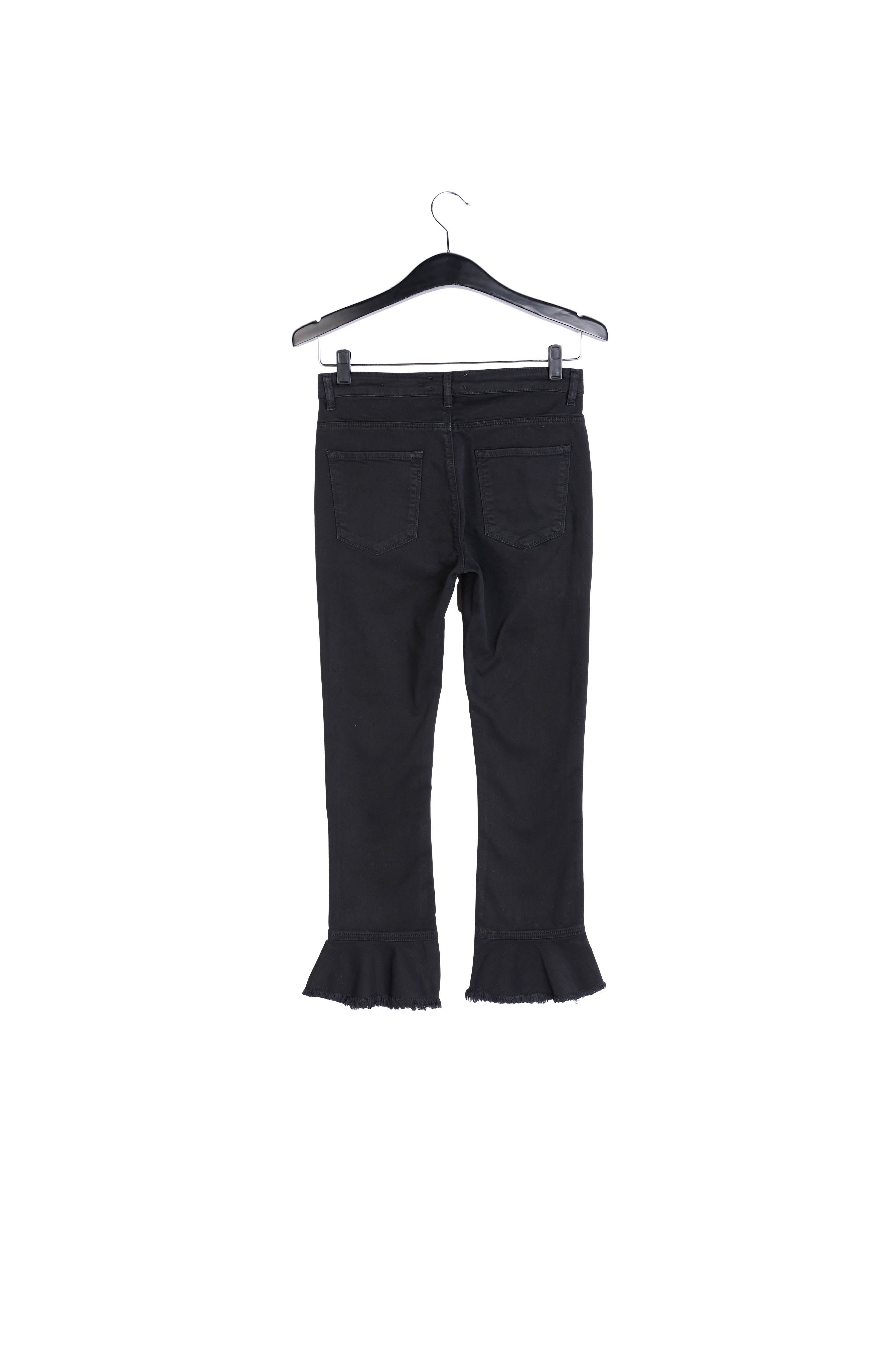 Skinny jeans met gerafelde volant RE—SSENTIEL | Essentiel second hand