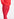 Jupe midi en tricot mêlé rouge et rose Faume - seconde main