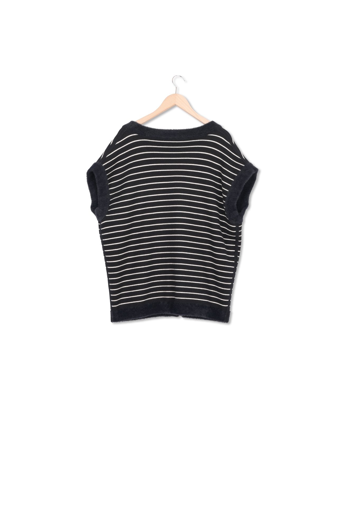 Cardigan réversible noir sans manches RE—SSENTIEL | Essentiel second hand