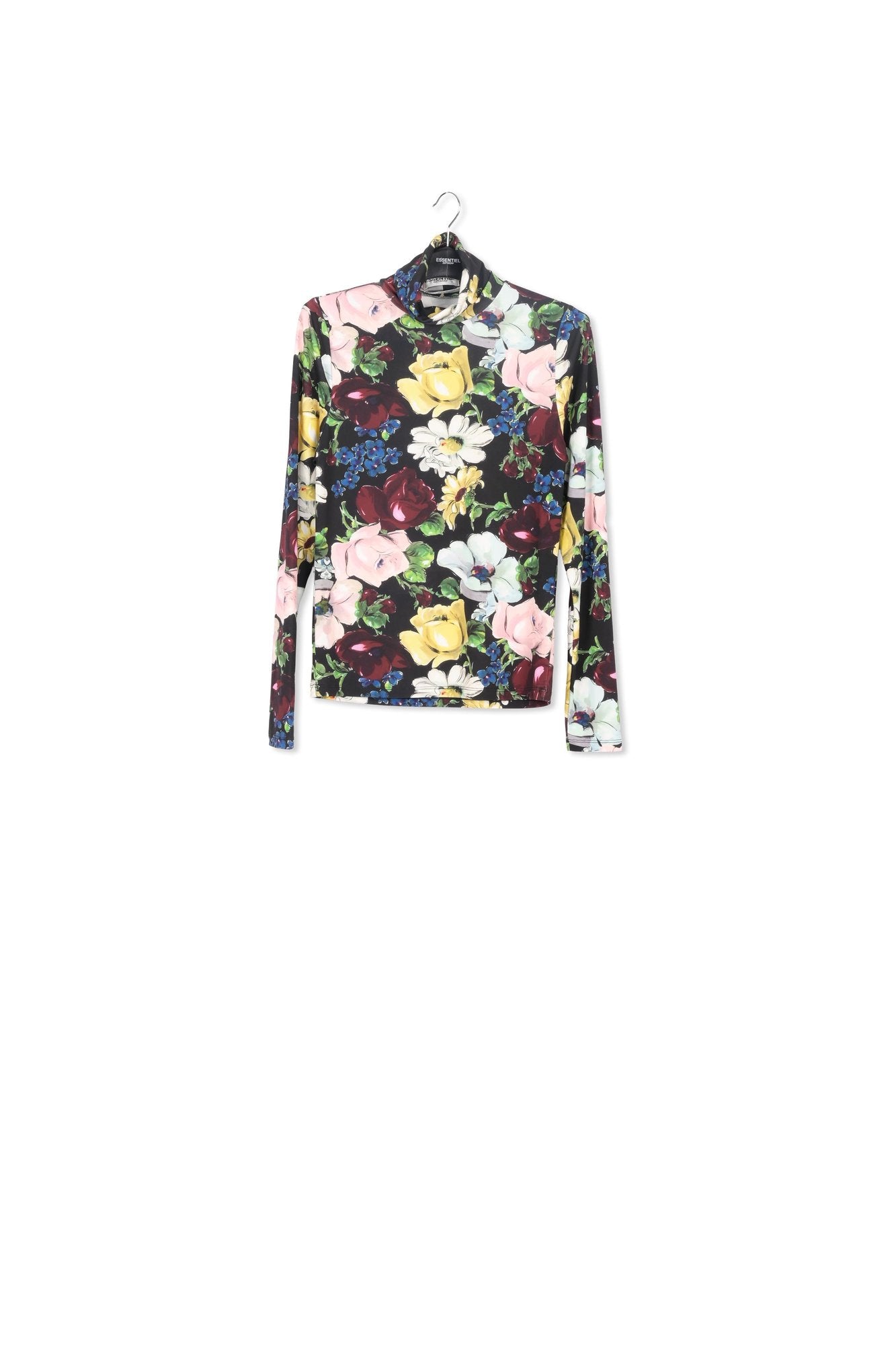 Top à col roulé avec fleurs RE—SSENTIEL | Essentiel second hand