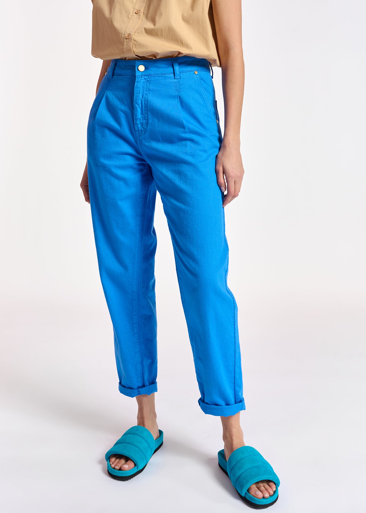 Blue denim boyfriend jeans RE—SSENTIEL | Essentiel second hand