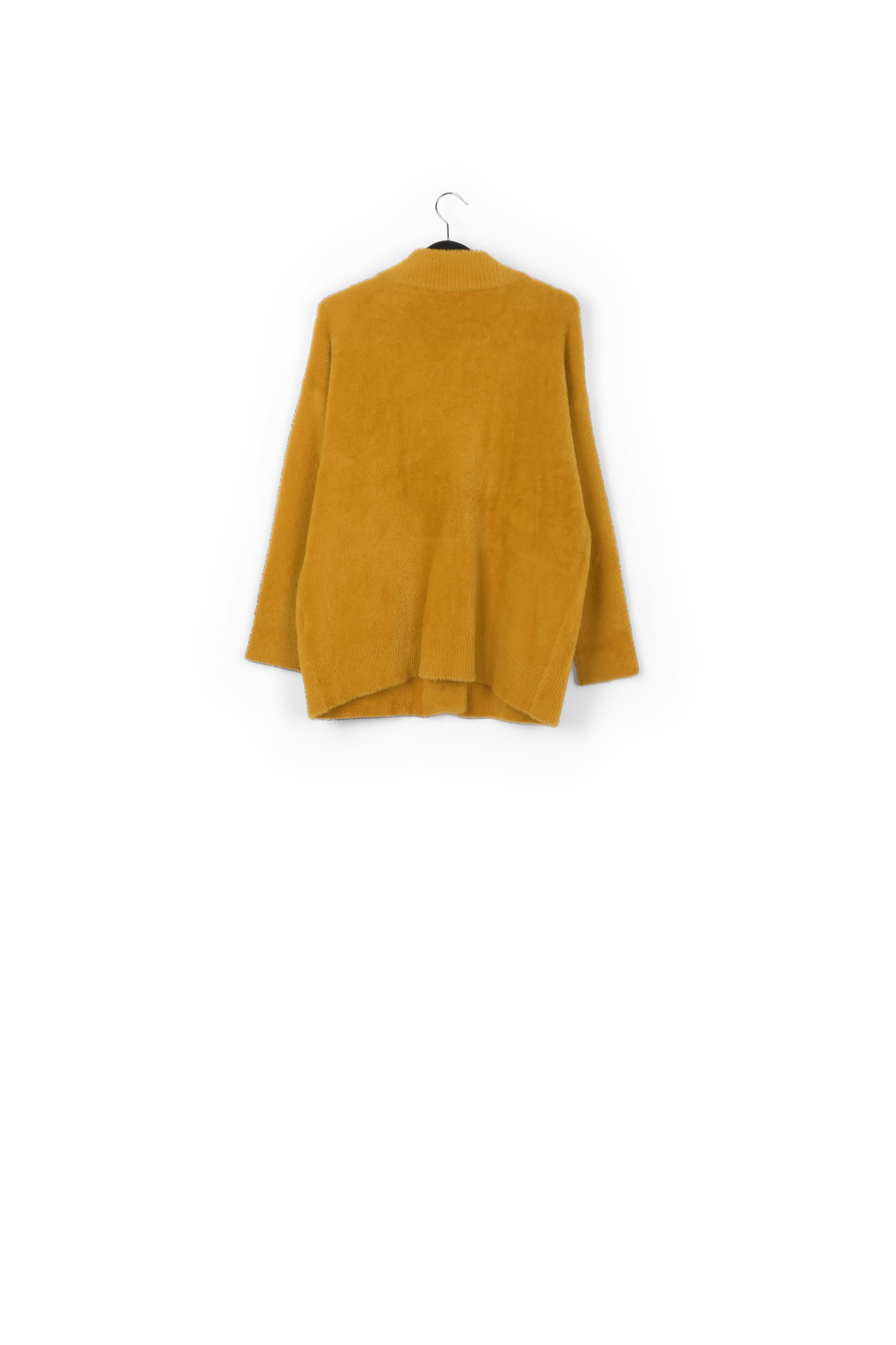 Cardigan épais en maille ocre RE—SSENTIEL | Essentiel second hand