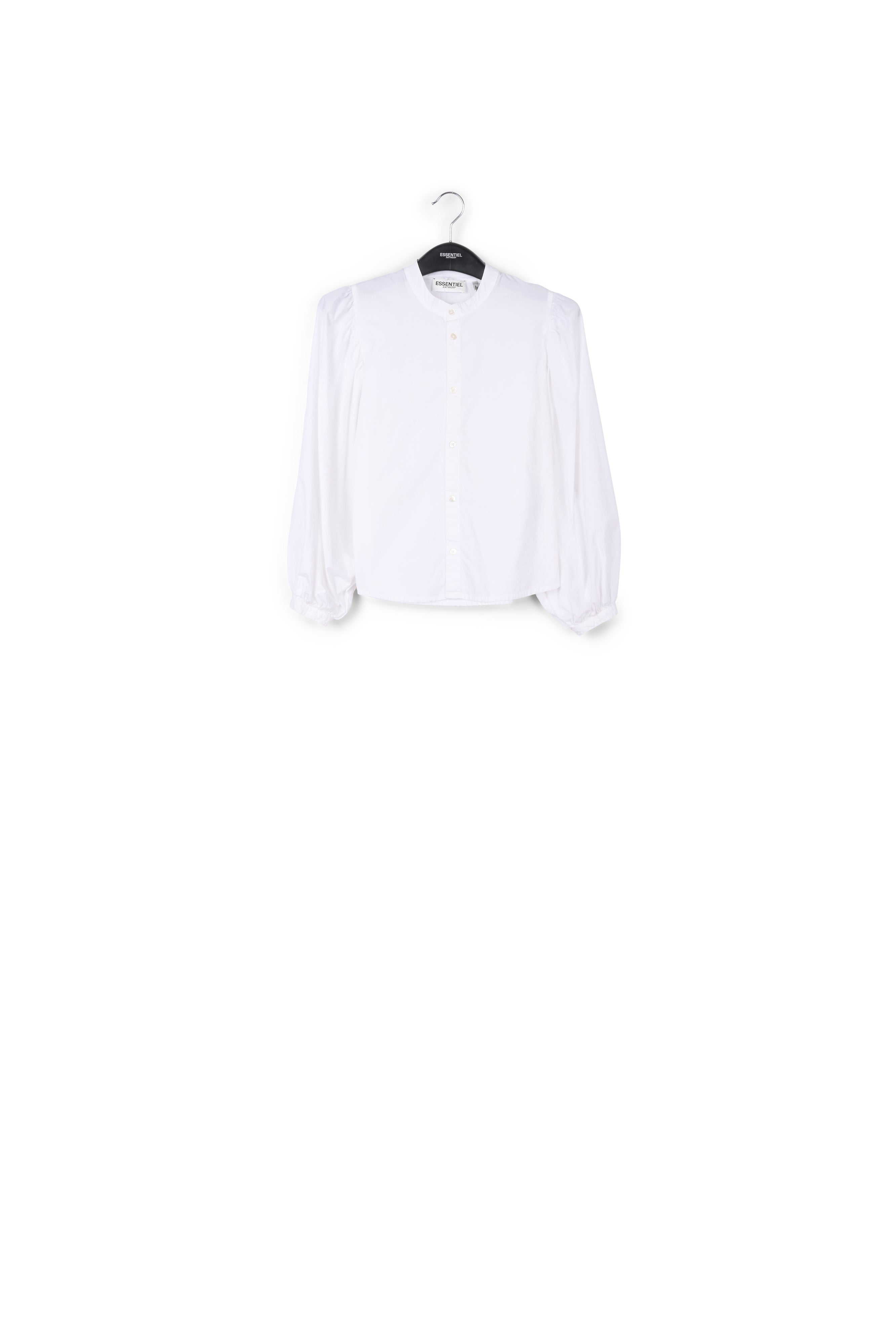 White cotton blouse RE—SSENTIEL | Essentiel second hand