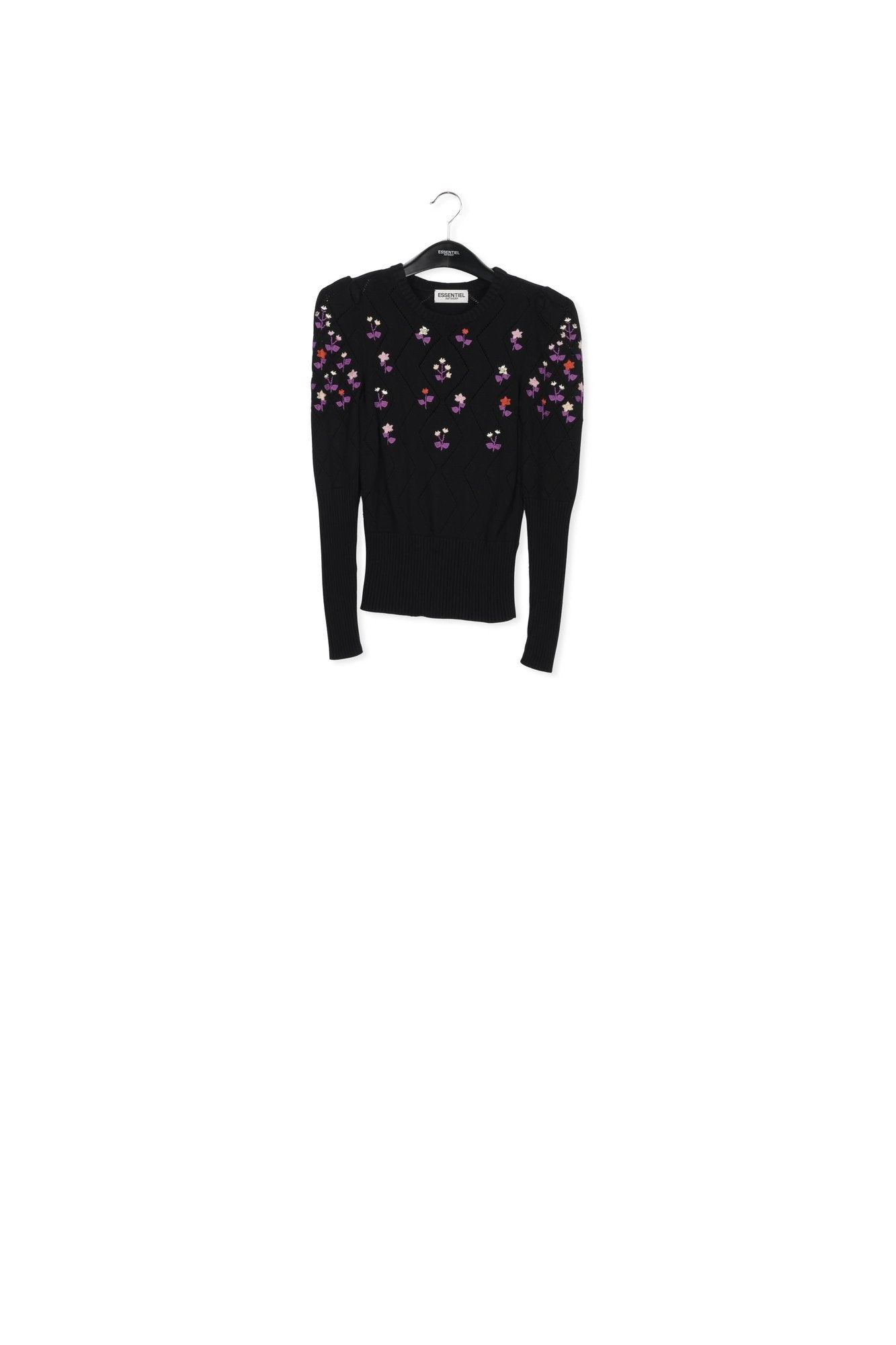 Aubepine sweater with flowers RE—SSENTIEL | Essentiel second hand