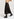 Black and khaki green brocade-print tulle midi skirt Faume - seconde main