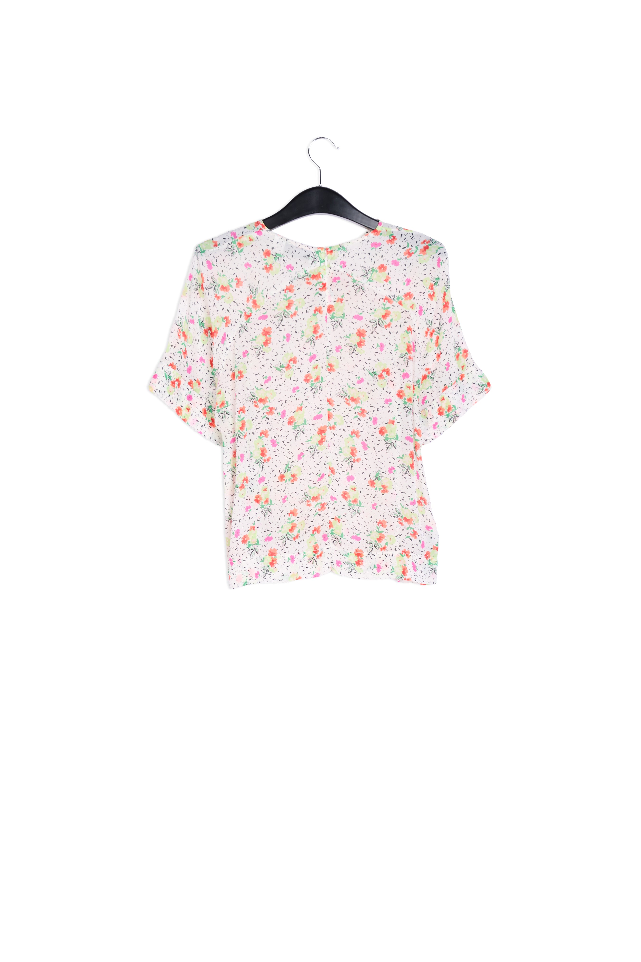 Top blanc cassé à imprimé floral RE—SSENTIEL | Essentiel second hand