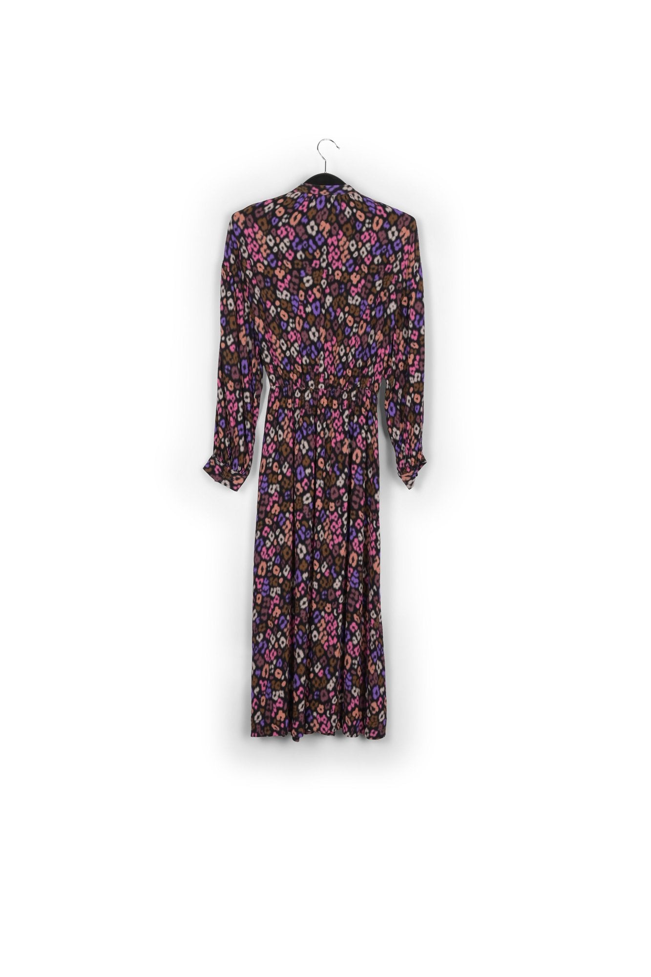 Multicolor leopard print midi-length dress RE—SSENTIEL | Essentiel second hand