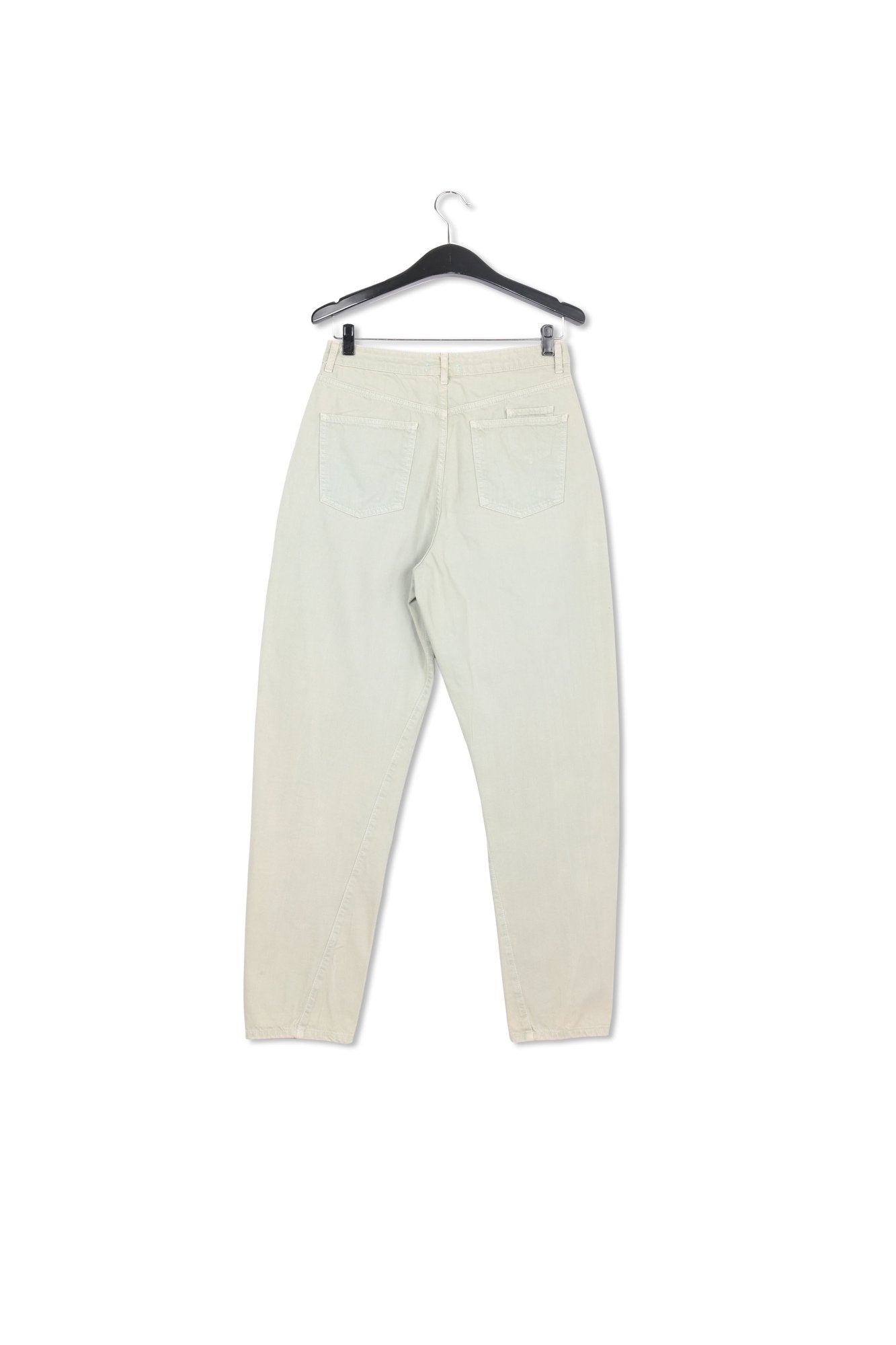 Mint green high-rise tapered jeans RE—SSENTIEL | Essentiel second hand